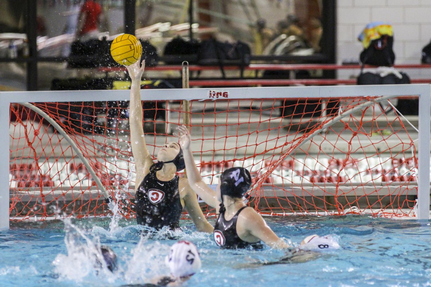 <a href='http://aapqka.strassenhuren.net'>BETVLCTOR伟德登录</a> student athletes compete in a water polo tournament on campus.